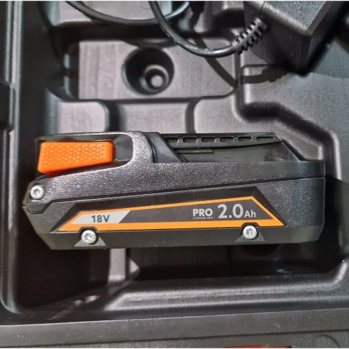 AEG Дрель шуруповерт 18В (c 2 аккумуляторами, зарядным устройством и кейсом в комплекте) BS18G4-202C, щеточный, аккумуляторный, 4935478630