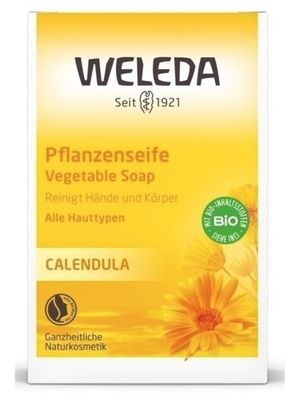 WELEDA Растительное мыло с календулой и лекарственными травами 100