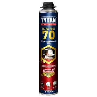 Пена монтажная TYTAN professional ULTRA FAST 70 870 мл профессиональная летняя