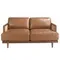 Двухместный диван Angel Cerda 6176, коричневая кожа