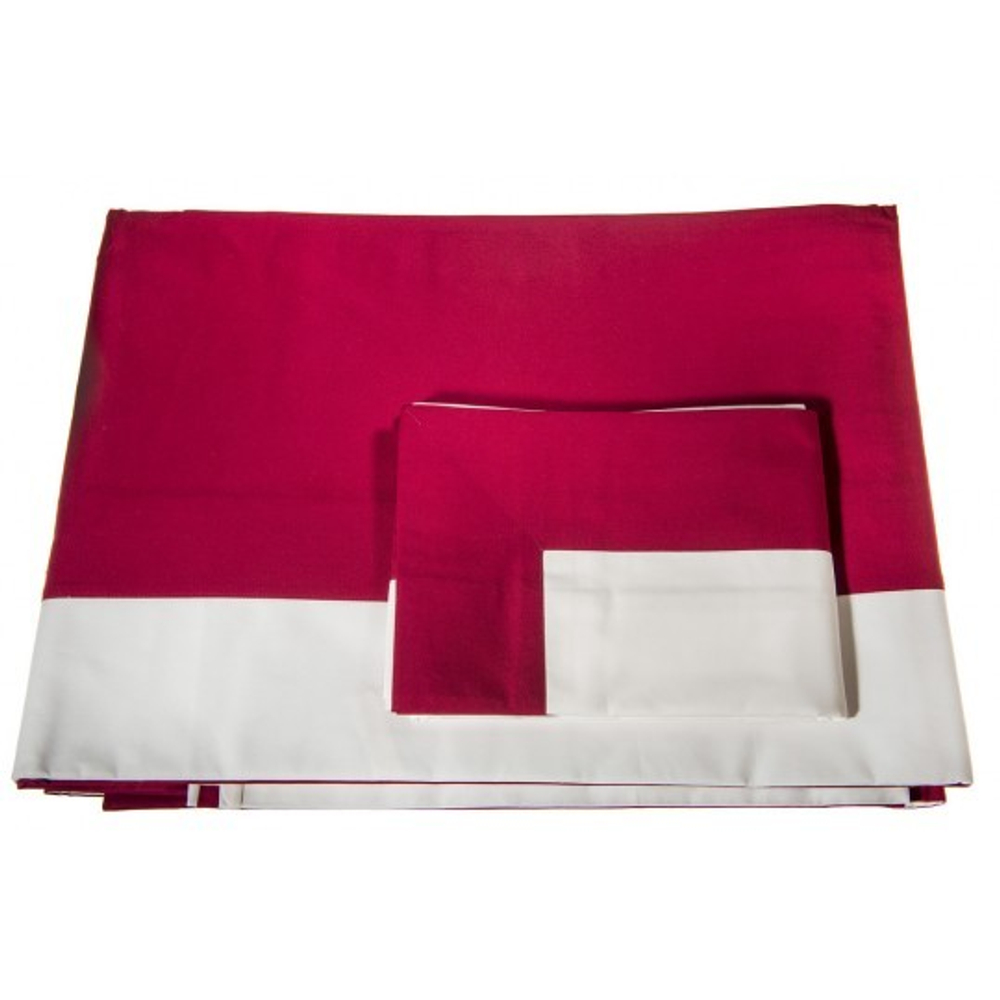 Элитное постельное белье Эджитто бордовое от Old Florence Италия