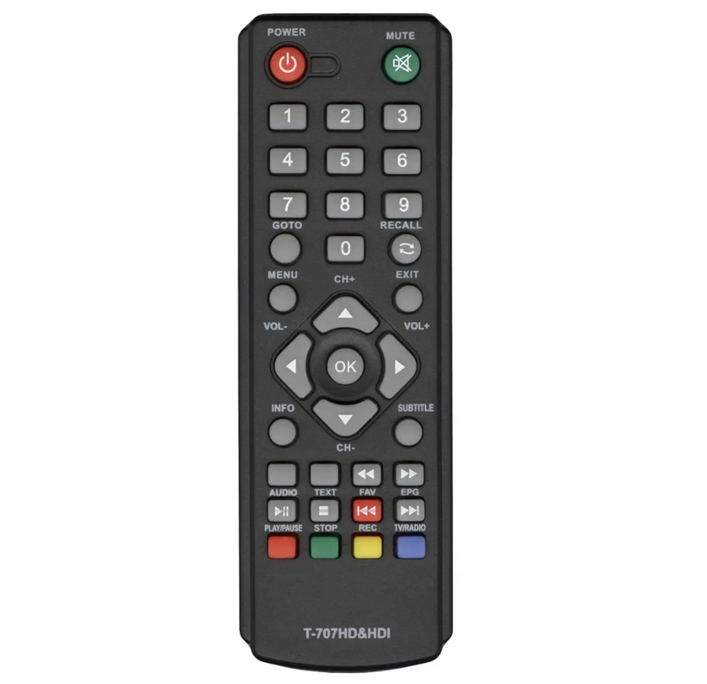 Пульт для Goldmaster T-707HD&HD1 (цифровой ресивер)