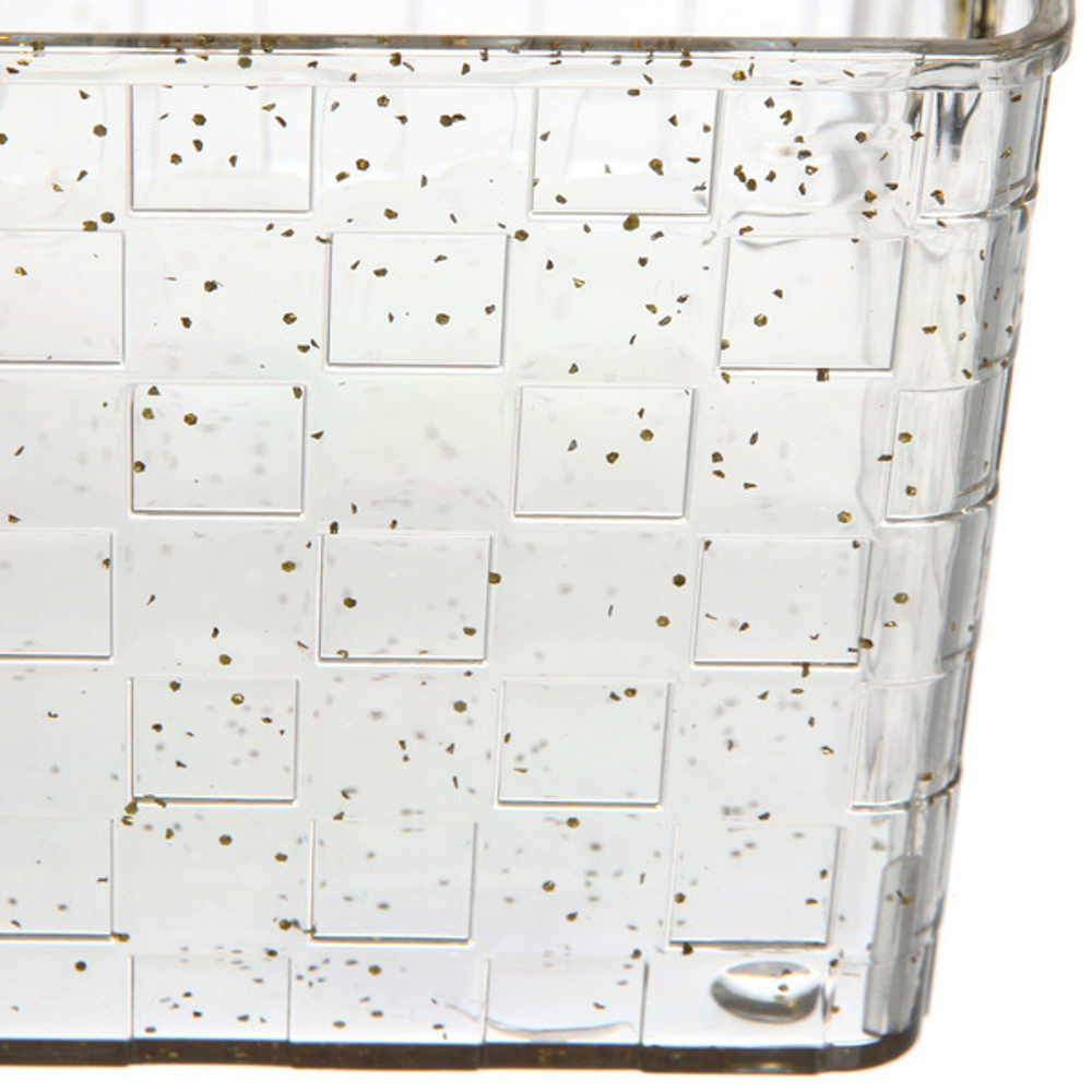 Корзина для хранения «ЭДАЛИНА», прозрачный, 24,7*19,5*9,5см