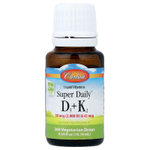 Carlson, Super Daily® D3 + K2, 10,16 мл (0,34 жидк. унции)