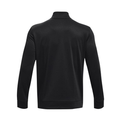 Мужская теннисная кофта Under Armour Men's Armour Fleece 1/4 Zip - черный