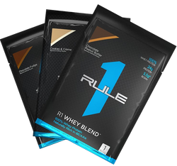 Rule1 Whey Blend 34 grams, Сывороточный протеин, Разовая порция со вкусом Печенье и крем
