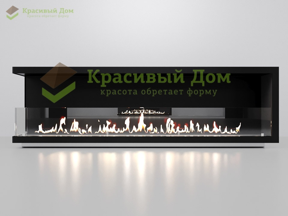 Угловой биокамин 1600