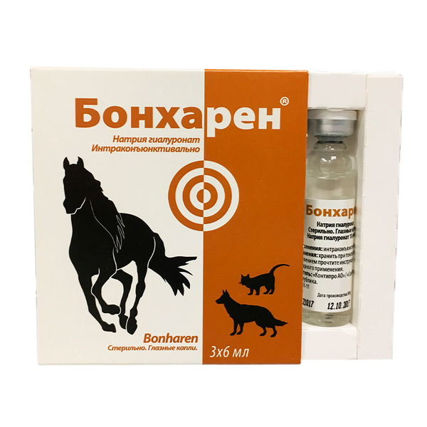 Бонхарен Форте 10 мг/мл УПАКОВКА (3 ампулы по 6 мл)