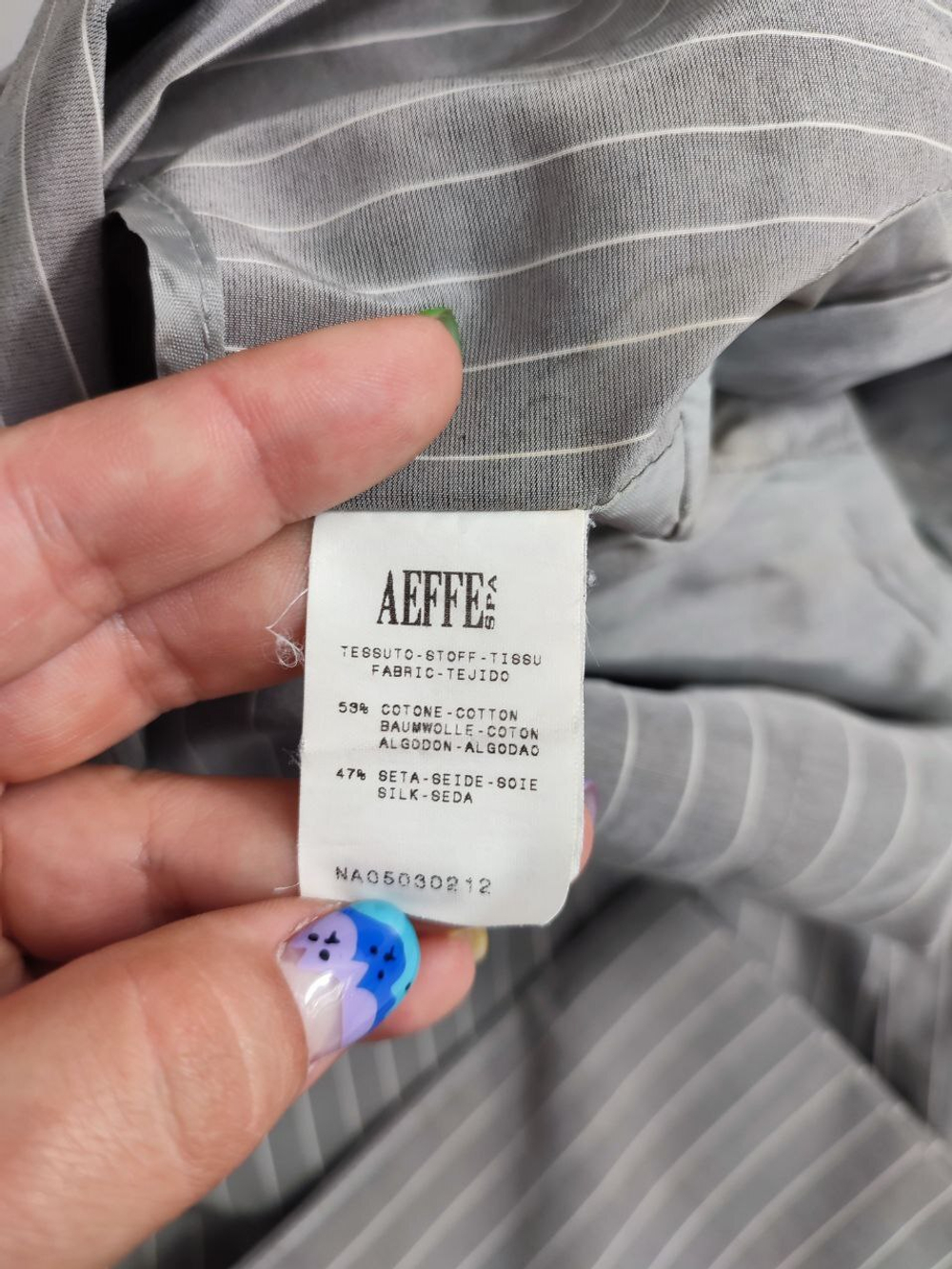 Пиджак Ozbek с шелком 40 размер