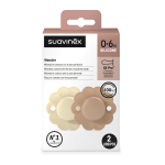 Набор силиконовых пустышек SUAVINEX WONDER SX Pro 0–6 мес 2 шт.