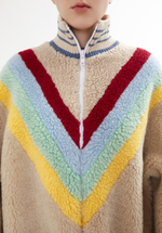 Куртка меховая, бежевый