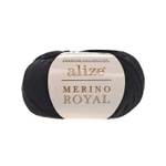 Пряжа "Merino Royal" 60 Чёрный