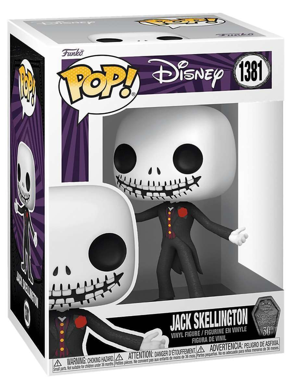 Фигурка Funko POP! Disney TNBC 30th Formal Jack Skellington (1381) 72384