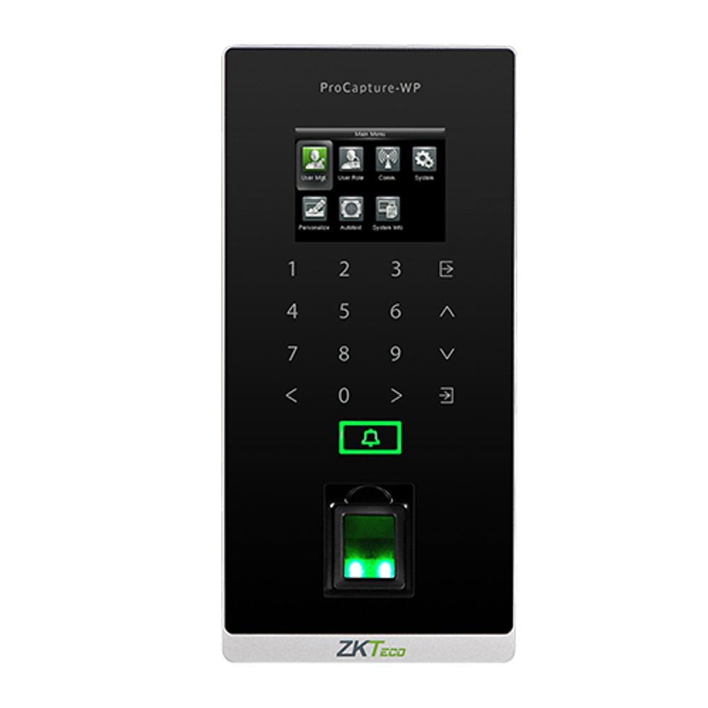 ZKTeco ProCapture-WP, биометрический терминал со сканером отпечатков пальцев, водозащищенный