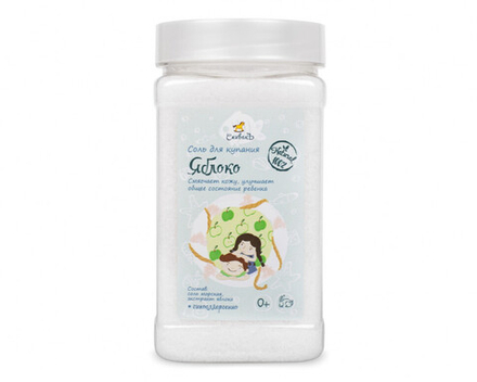 Детская соль для купания Яблоко, 450 г (2,55 б)