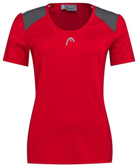 Женская теннисная футболка Head Club 22 Tech T-Shirt W - red