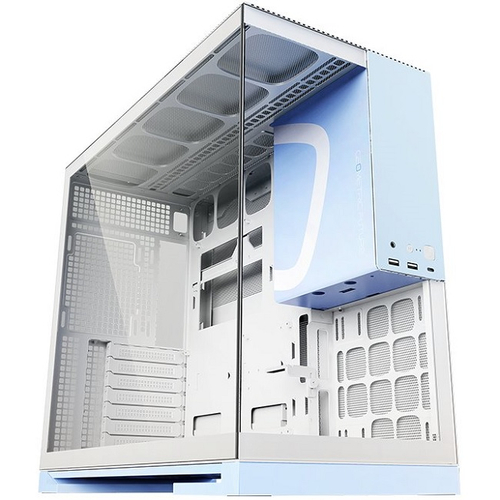 Корпус Midi-Tower Geometric Future Model 5, E-ATX, белый/голубой (1AM5WKPB00100)