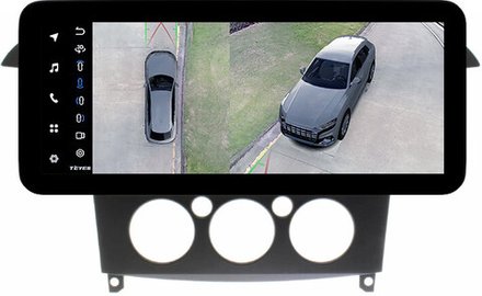 Магнитола для Ford S-Max, Galaxy 2 2006-2015 (кондиционер) - Teyes LUX ONE 360 монитор 12.3" 2K QLED на Android 10, 6Гб+128Гб, CarPlay, 4G SIM-слот, 4 камеры в комплекте