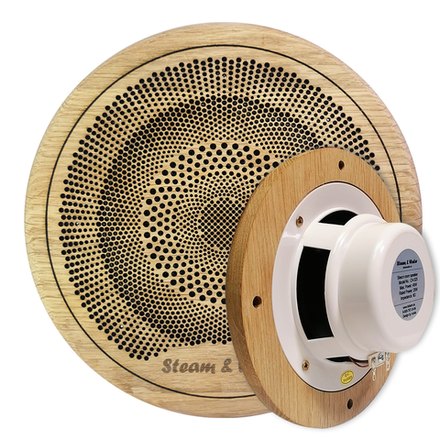 Динамик для сауны круглый SW 525 white, (Врезной белый, 8 ohm, 45w, диаметр 165мм) AMG