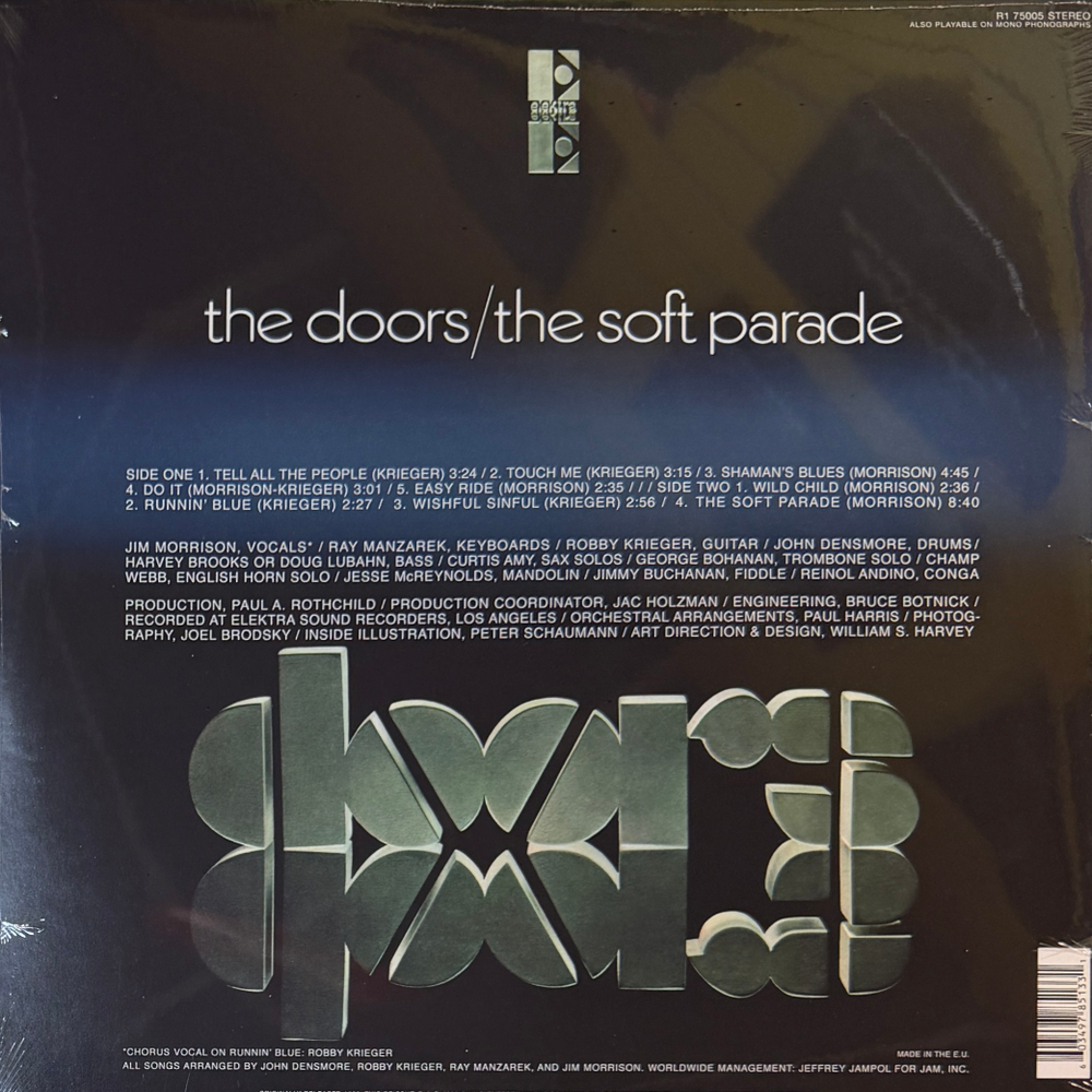 The Doors ‎– The Soft Parade (Европа 2020г.) Т