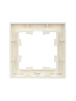 BRITE Рамка 1-местная РУ-1-БрЖ жемчуг IEK