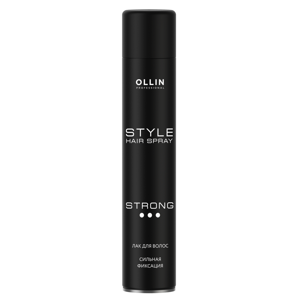 OLLIN STYLE Лак для волос сильной фиксации 500мл