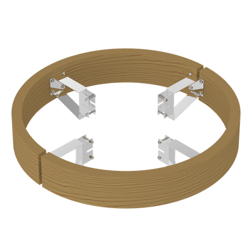 SAWO Деревянное ограждение для печи TOWER TH4, TH5, кедр, артикул TH-GUARD-W4-D