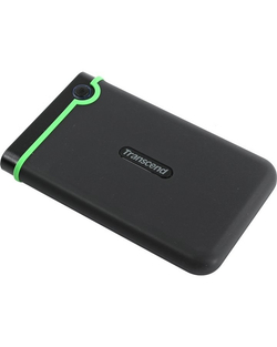 Внешний жесткий диск HDD Transcend Portable HDD 2Tb StoreJet TS2TSJ25M3S (USB 3.0, 2.5", black-green)