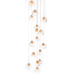 Pendant design lamp  28.16 by Bocci (Clear)