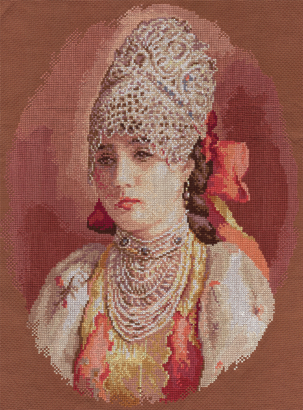 "Боярышня"-ВХ-0903 вышивка