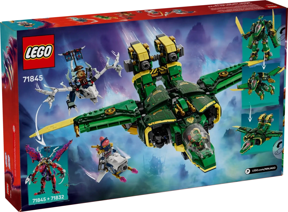 Конструктор LEGO Ninjago 71845 Реактивный мех Ллойда