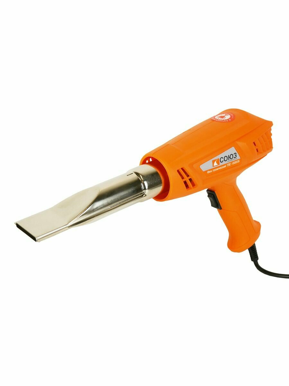 Фен технический СОЮЗ ТПС-18002Б 1800Вт 2реж,3насадки