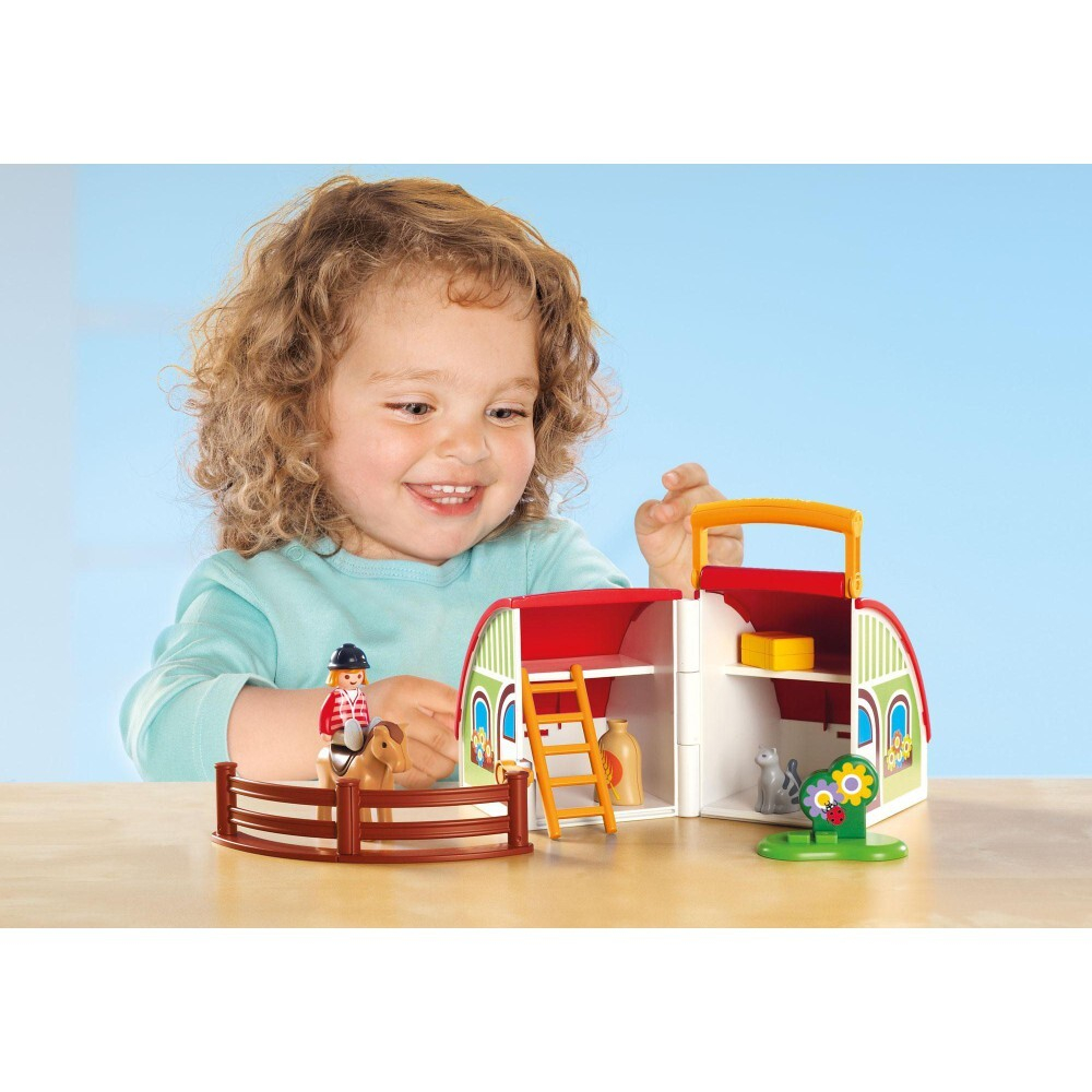 Playmobil - Куферек Мой портативный конный завод 70180 / артикул   70180  / GTIN 4008789701800