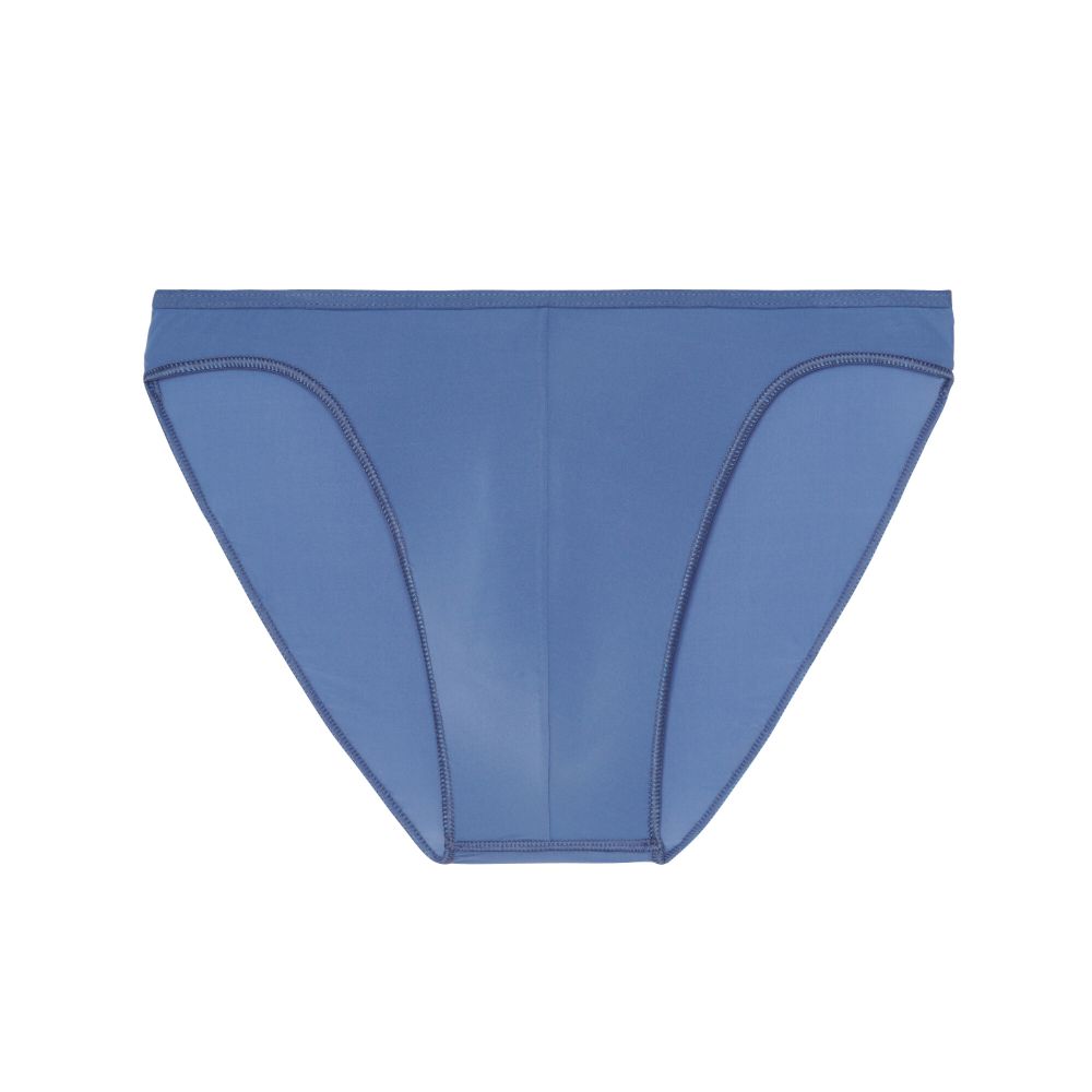 Мужские трусы слипы синие HOM PLUMES Micro Briefs 404756_4000CG