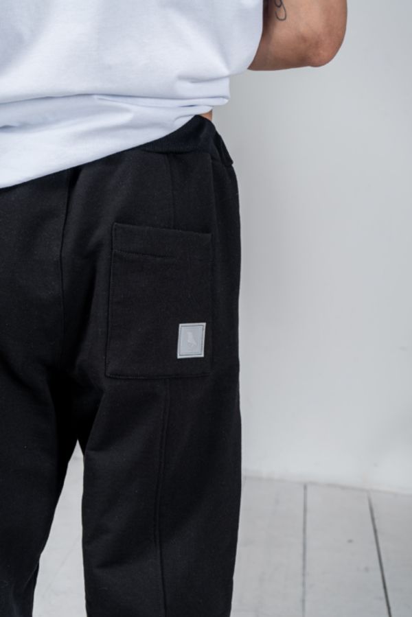 Брюки Katame Хлопок плотные футер черные - фото 3