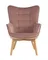 Кресло Mango пыльно-розовый велюр