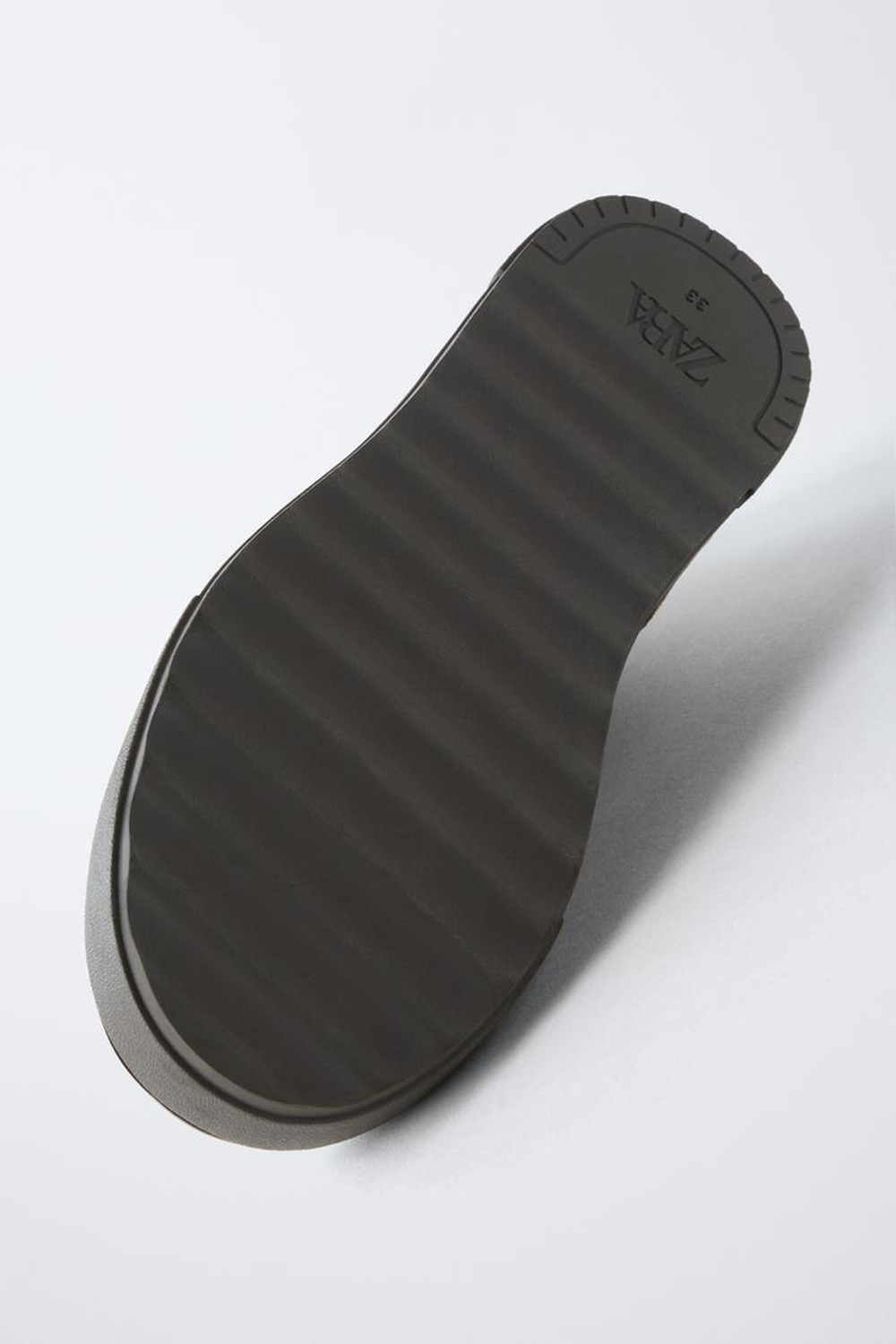 ZARA БОТИНКИ ЧЕЛСИ ИЗ ЗАМШИ, КОРИЧНЕВЫЙ