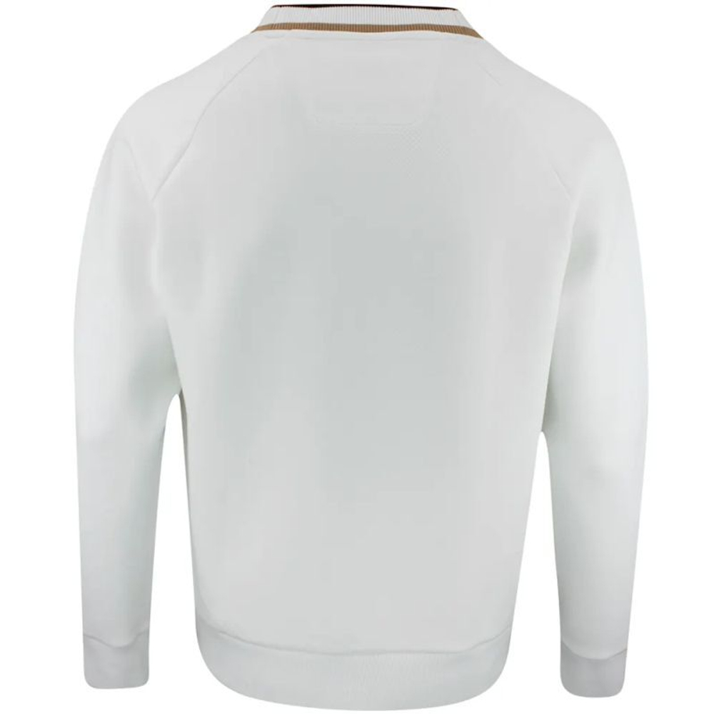 Мужская теннисная кофта BOSS Sardigan GOC - white