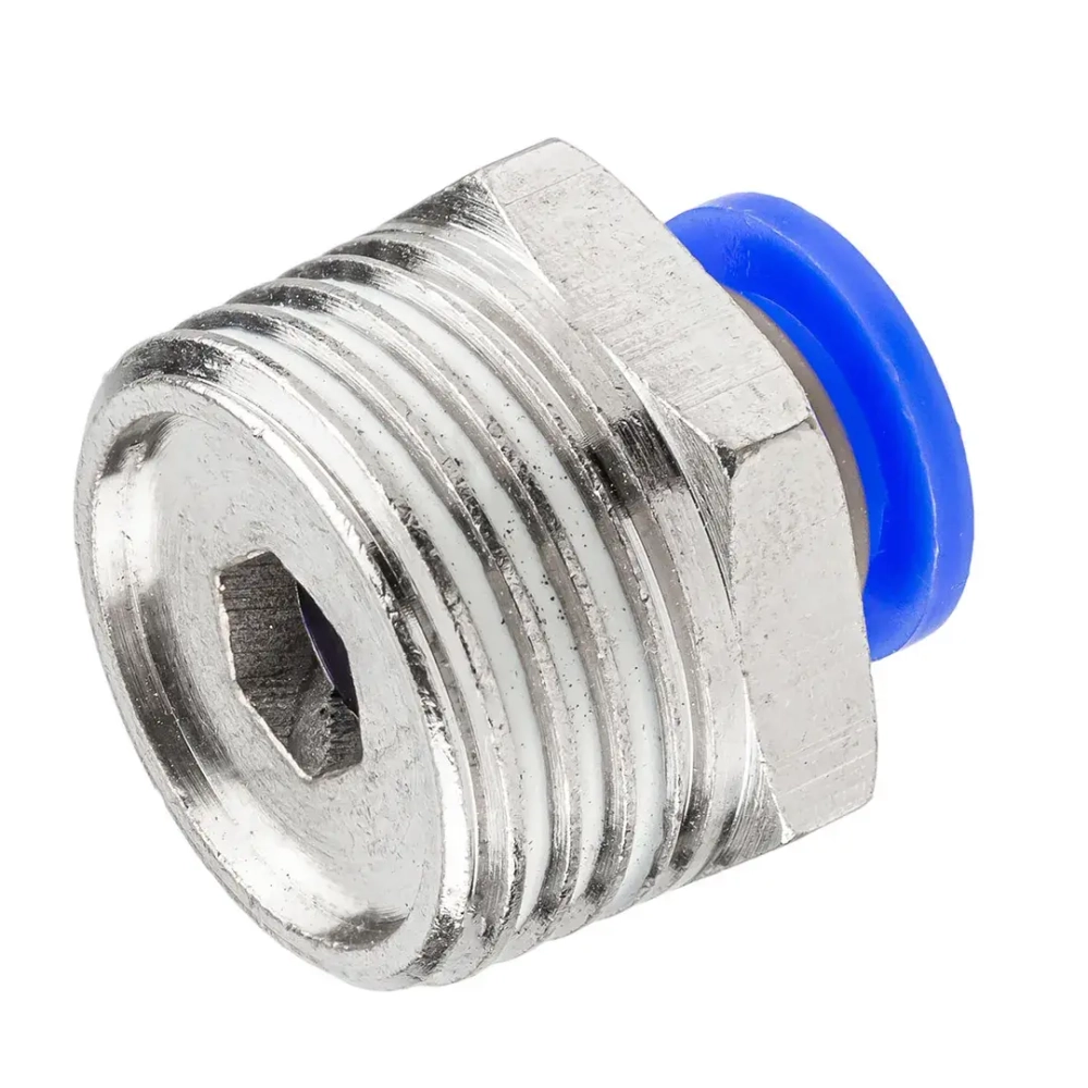 Фитинг для пластиковых трубок 8мм с наружной резьбой 1/2'' Forsage F-SPC08-04