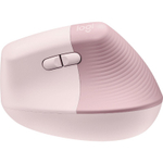 Мышь Logitech Lift Vertical Ergonomic, Wireless 2.4 GHz, Bluetooth, Rose