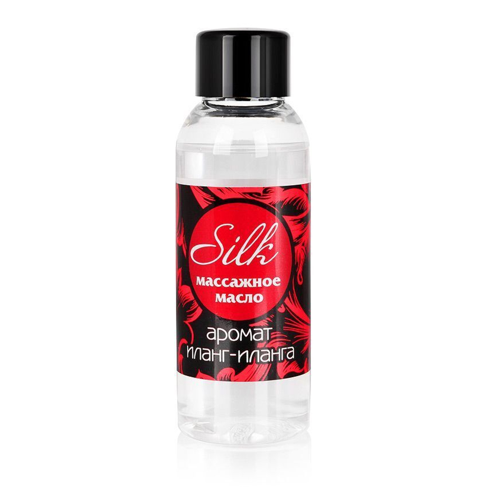 Массажное масло Silk с ароматом иланг-иланга - 50 мл