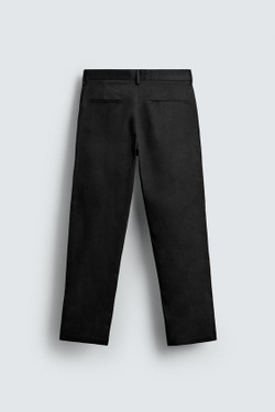 ZARA БРЮКИ ЧИНОС SLIM FIT, ЧЕРНЫЙ