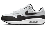 Nike Air Max 1 comfortable and versatile trend wear-resistant non-slip low-cut life casual shoes men's white gray black