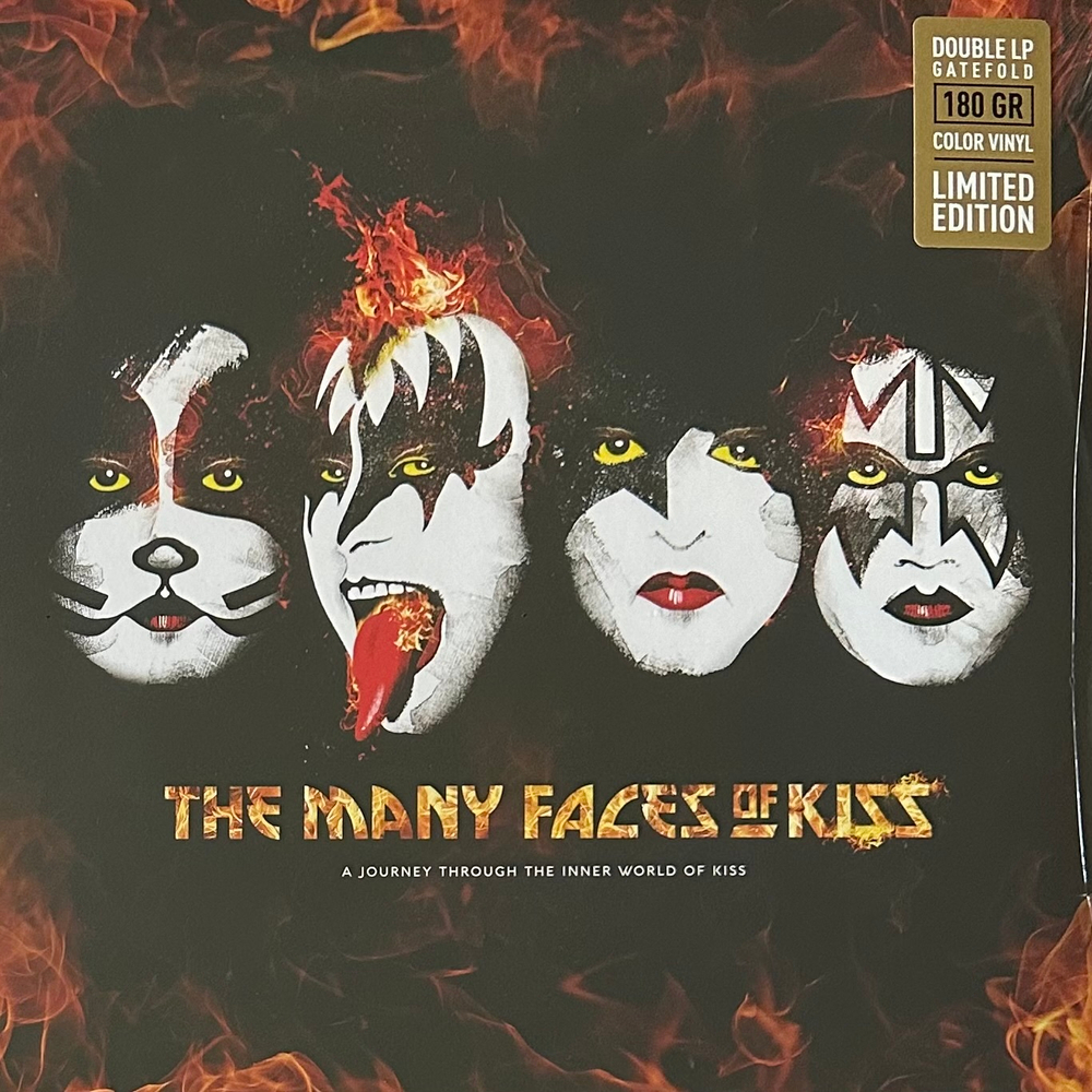 Сборник The Many Faces Of KISS: A Journey Through The Inner World Of KISS 2LP (Франция 2019г.) Color