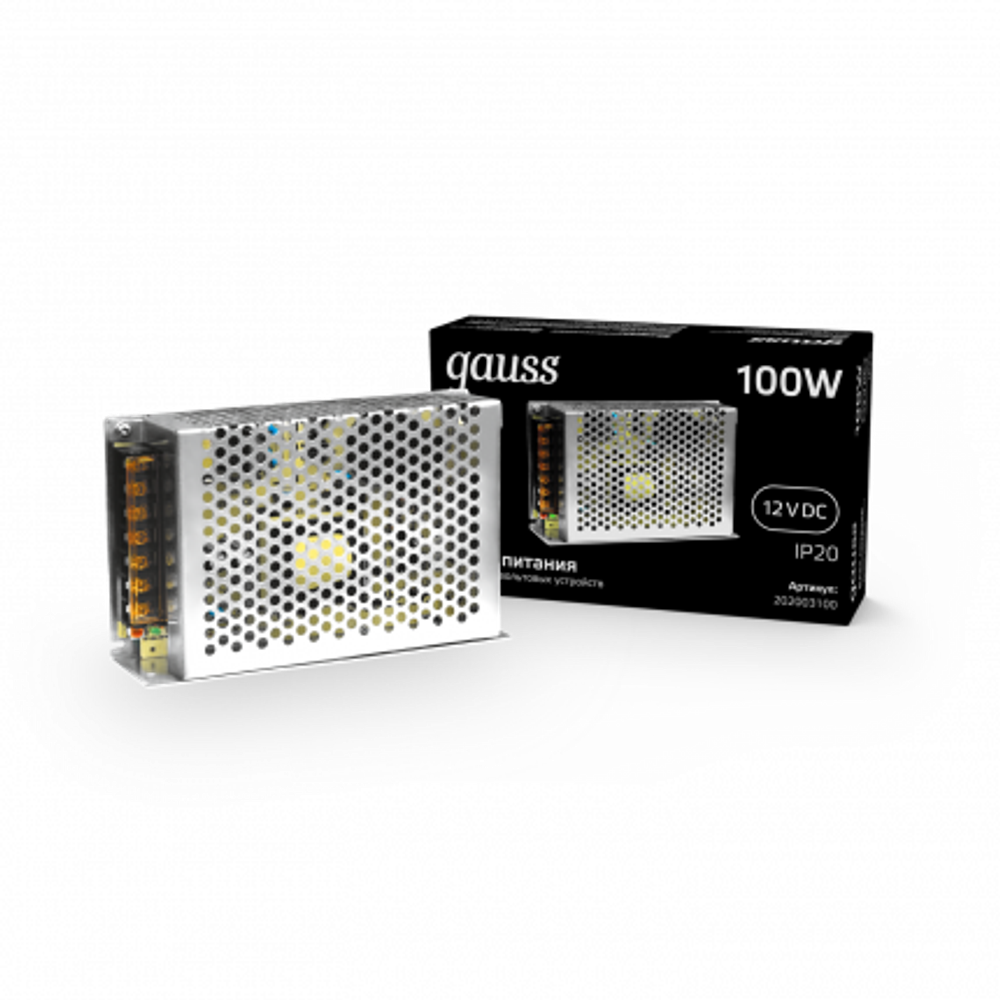 Блок питания LED STRIP PS 100W 12V  PC202003100