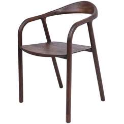 Стул Esse из массива дуба, покрытие венге