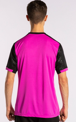 Теннисная футболка Joma Montreal Short Sleeve M - pink/black