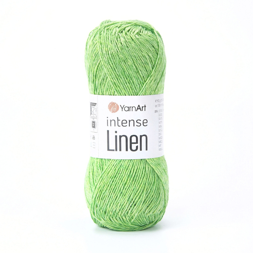 Пряжа YarnArt Intense Linen, Салатовый