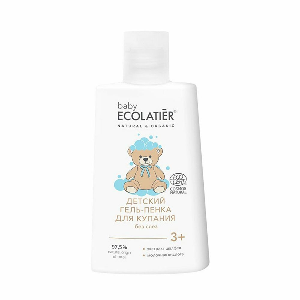 Ecolatier  baby детский гель-пенка для купания 3+, 250мл