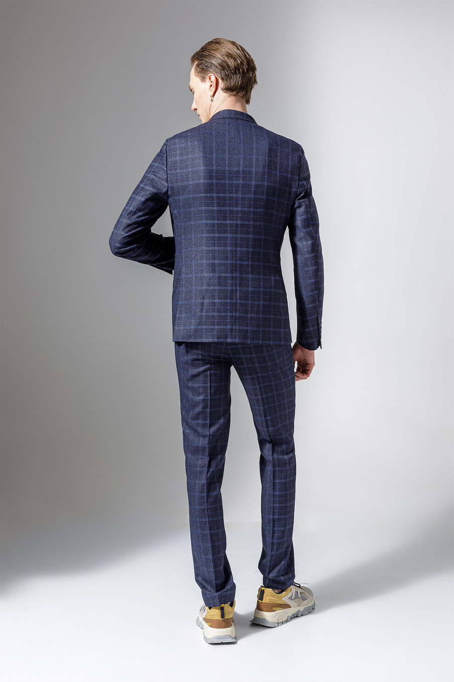 Костюм SLIM FIT из ткани в клетку